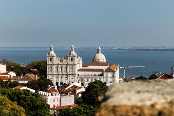 Fototapeta na wymiar bahía de Lisboa