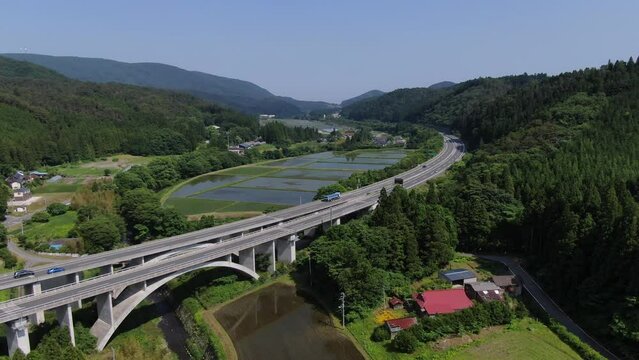 東北自動車道いわき市大久付近