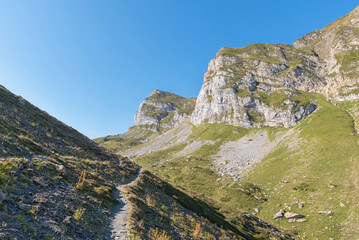 Path to Col de La Taillandère. Atlantic Pyrenees
