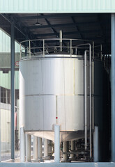 Stainless water tanks for production processes