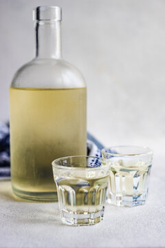 Georgian grape chacha drink