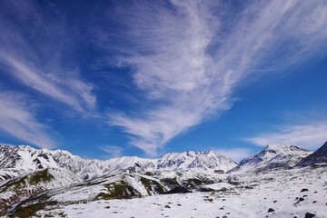 Fototapeta premium 北アルプス 立山連峰 雪景色