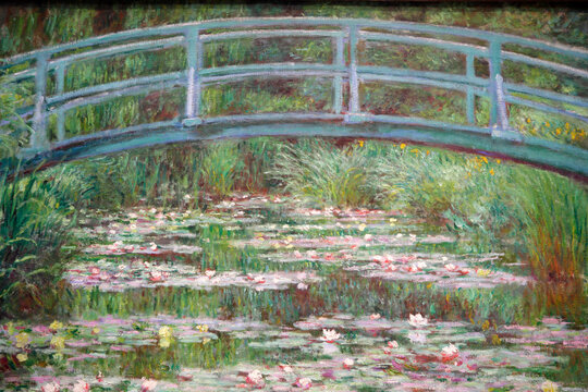 The Japanese Footbridge by Monet, National Gallery of Art, Washington D.C., USA