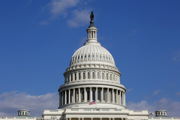 The dome of the United States Capitol, Washington D.C., USA