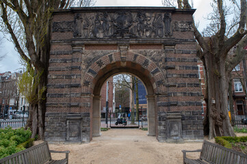 Gate At The Garden Of The Rijksmusum Museum At Amsterdam The Netherlands 4-6-2022