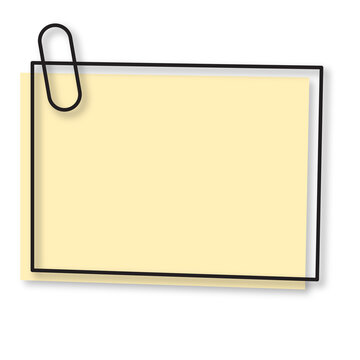 leaflets for notes with different layouts. Large collection of cute blank sticky notes. Vector illustration image file png.