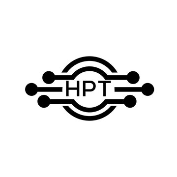 HPT letter logo. HPT best white background vector image. HPT Monogram logo design for entrepreneur and business.	
