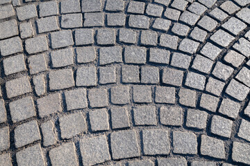 paved ground, in street