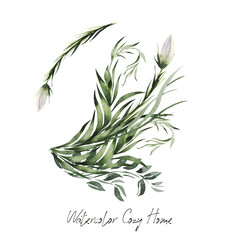 Greenery Wreaths, Sprigs Eucalyptus, Greenery Modern Wedding Wreath, Home Green Wreath, Cozy Green Plants, Boho Greenery