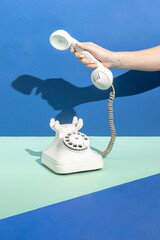 old fashioned phone