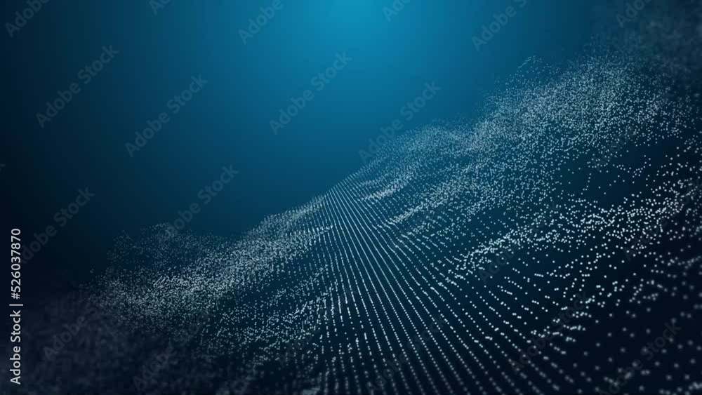 Poster grid matrix of dots forming form lines