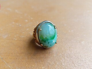 blue and green stones