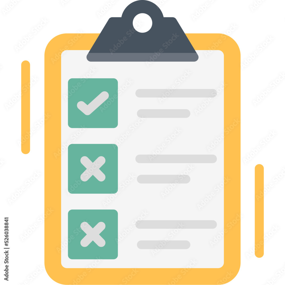 Sticker checklist icon