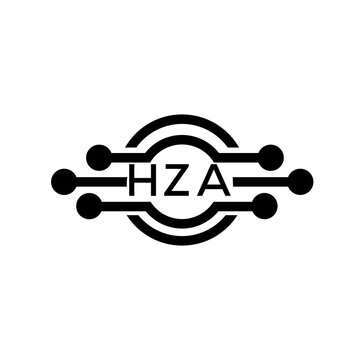 HZA letter logo. HZA best white background vector image. HZA Monogram logo design for entrepreneur and business.	
