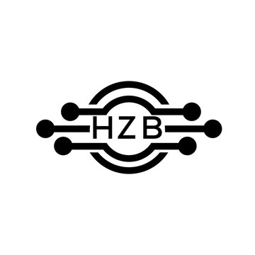 HZB letter logo. HZB best white background vector image. HZB Monogram logo design for entrepreneur and business.	
