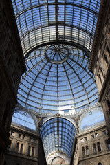 Obraz premium Galleria Umberto I in Naples, Italy