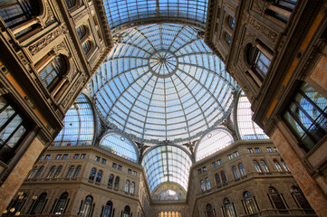 Obraz premium Galleria Umberto I in Naples, Italy