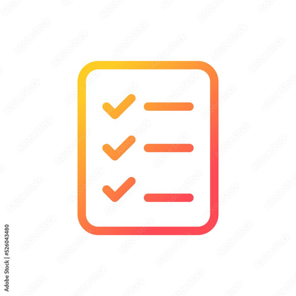Poster shopping list pixel perfect gradient linear ui icon. remembering items to shop. online marketplace. 