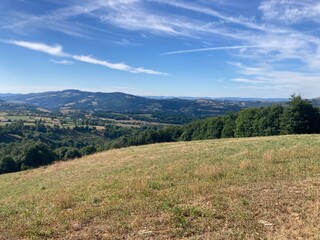 Fototapeta premium Aubrac aveyronnais (Saint-Chély d'Aubrac-Espalion)