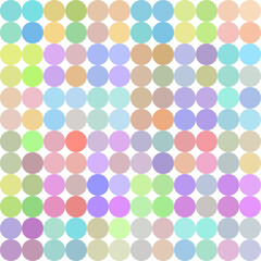 Fototapeta premium Many unique pastel circle backgrounds.