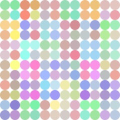 Many unique pastel circle backgrounds.