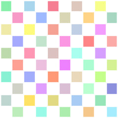 Background with a square pattern in pastel tones.