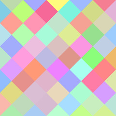 Background with a square pattern in pastel tones.