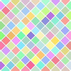 Background with a square pattern in pastel tones.