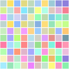 Background with a square pattern in pastel tones.