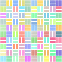 Background with a square pattern in pastel tones.