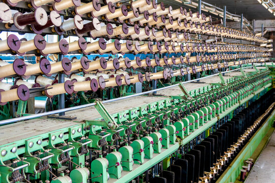 Silk weaving factory