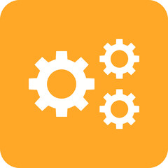 Setting Multicolor Round Corner Glyph Inverted Icon