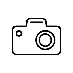 Photo cameras line icon. Take pictures, image, photographer, digital, device, shutter, lens, creative occupation, hobby, art. Technology concept. Vector line icon for Business and Advertising