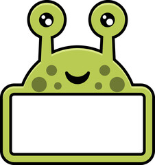 cute snail animal board vector illustration design