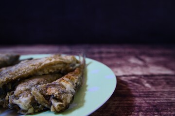 Ready-to-serve fried fish, world food day .