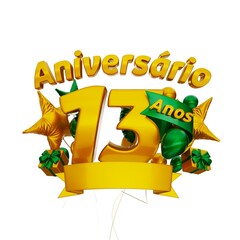Aniverário de 13 anos brasil - 13 years anniversary brazil