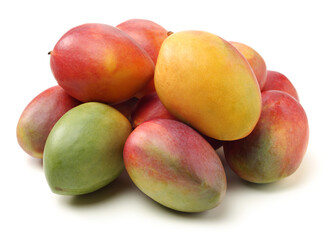 mangos on a white background