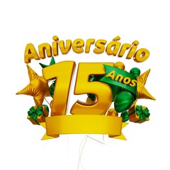 Aniverário de 15 anos brasil - 15 years anniversary brazil
