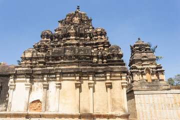 Obraz premium Shri Ramlingeshwara Temple, Avani Group of Temples, Kolar, Karnataka, India.