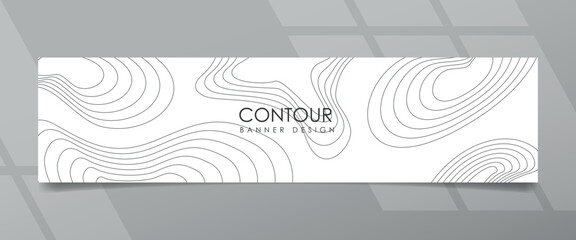 Outline Contour Banner Design
