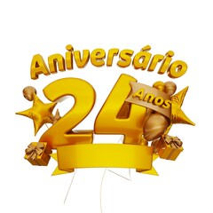 Aniverário de 24 anos brasil - 24 years anniversary brazil