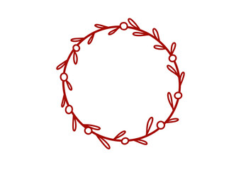 Holly Christmas Wreath