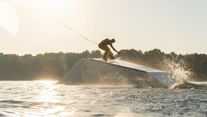 Wakeboard at 5am morning