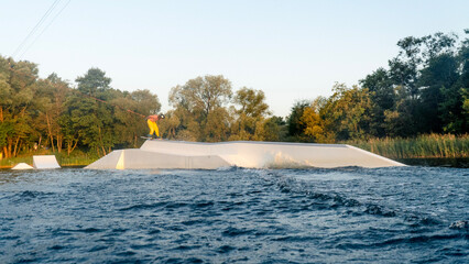 Wakeboard at 5am morning
