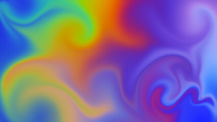 swirly soft liquids in motion, abstract background with vibrant colors
