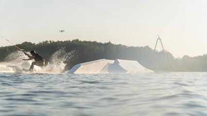 Wakeboard at 5am morning