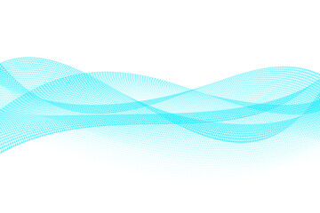 blue light wavy wave horizontal small triangle pattern white background