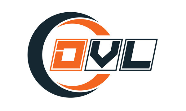 DVL three-letter circle logo design. custom font logo vector template | abstract logo | word mark logo | letter mark logo | business logo | minimalist logo | font logo |