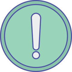 Warning Isolated Vector icon which can easily modify or edit

