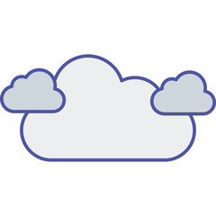 cloudy weather Isolated Vector icon which can easily modify or edit

